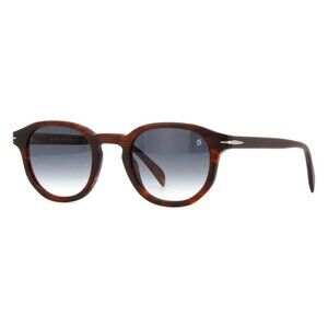 New DAVID BECKHAM Havana Round DB 1007/S 0CJ9O Sunglasses Women